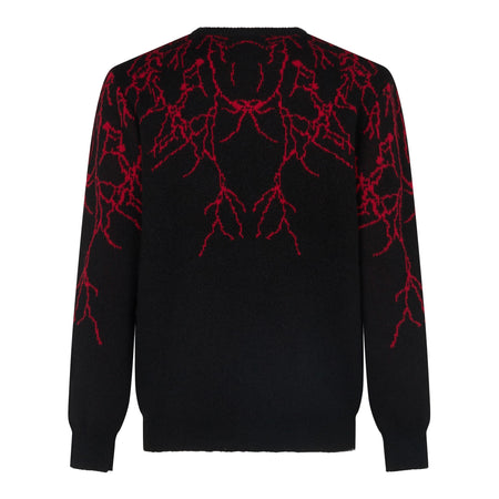 PHOBIA Maglione Uomo Lightning Jumper Black/red da uomo