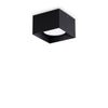 Plafoniera Contemporanea Spike Alluminio Nero 1 Luce Gx53 15W 3000K Ip20