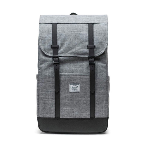 HERSCHEL Zaino Unisex Retreat Backpack Raven Crosshatch da uomo