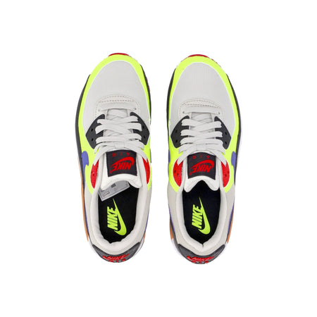 Nike Scarpa Bassa Donna Wmns Air Max 90 Light Bone/lt Ultramarine/volt/black da donna