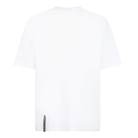 VISION OF SUPER Maglietta Uomo Skull Print Tee White/red da uomo