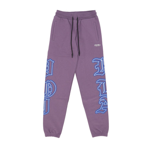 PHOBIA Pantalone Tuta Leggero Uomo Gothic Sk Print Pant Purple da uomo