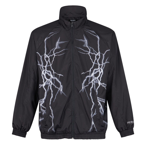 PHOBIA Giacca Tuta Uomo New Lightning Tracksuit Black/grey da uomo