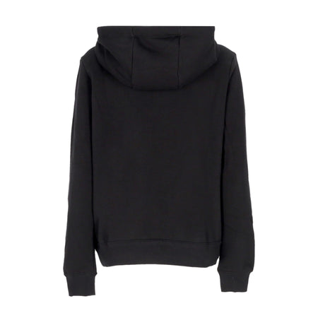 Nike Felpa Cappuccio Donna W Sportswear Club Fleece Funnel-neck Hoodie Black/white da donna
