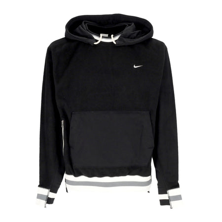 Nike Felpa Cappuccio Uomo Dri-fit Standard Issue Naos Hoodie Black/white da uomo