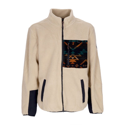 IRIEDAILY Giubbotto Pile Uomo Wonderer Track Jacket Khaki da uomo