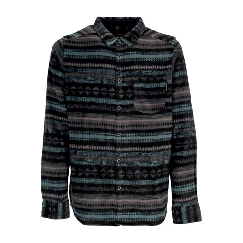 IRIEDAILY Camicia Manica Lunga Uomo Scopian Shirt Black/anthra da uomo