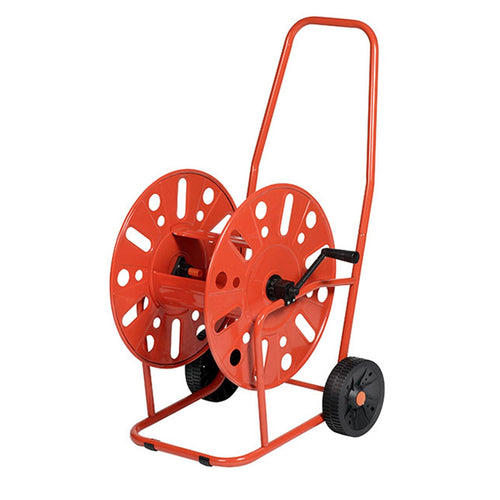 Avvolgitubo in acciaio con ruote professionale da 80 metri 3/4″ per irrigazione