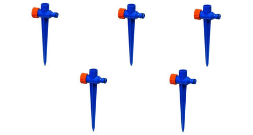 PUNTALE PASSANTE PLASTICA IRRIGATORE DA 1/2 CON INNESTO RAPIDO -- PZ 5
