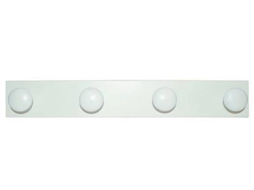 APPENDIABITI IN LEGNO 4 POSTI BIANCO - - cm.9x59 -FER 323109