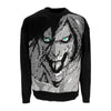 DOLLY NOIRE Maglione Uomo Attack Titan Sweater X Attack On Titan Black da uomo
