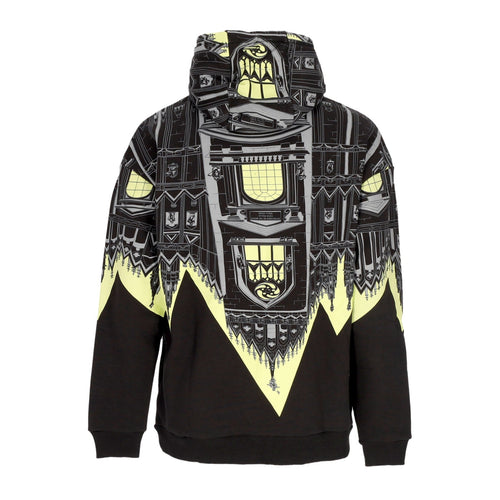 DOLLY NOIRE Felpa Cappuccio Uomo Bench Duomo Over Hoodie Black/lime da uomo