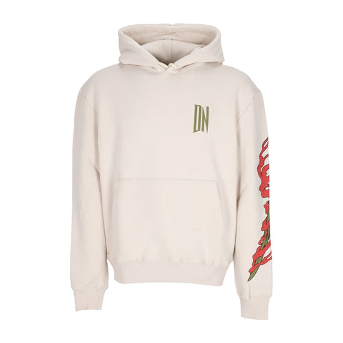 DOLLY NOIRE Felpa Cappuccio Uomo Ryu Dragon Hoodie Beige da uomo