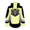 DOLLY NOIRE Felpa Cappuccio Uomo Goat Hockey Hoodie Plus Yellow da uomo