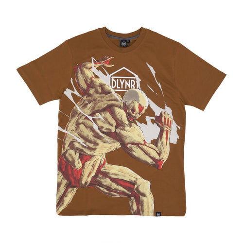 DOLLY NOIRE Maglietta Uomo Armored Titan Tee X Attack On Titan Brown da uomo