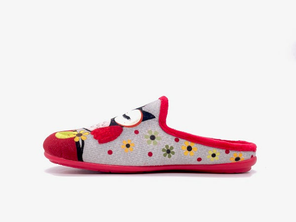 GRUNLAND Ciabatta Chiusa Donna Faye Rosso