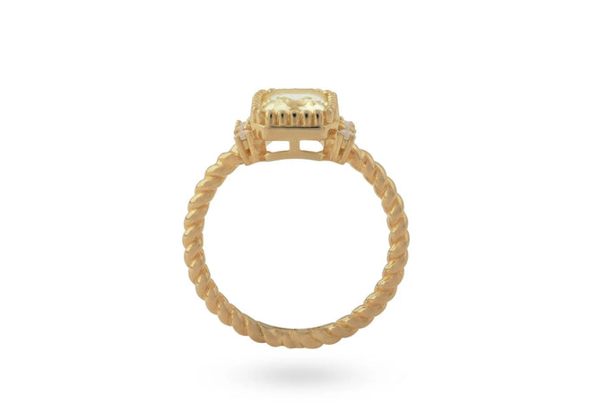 24Kae - Anello con pietre colorate