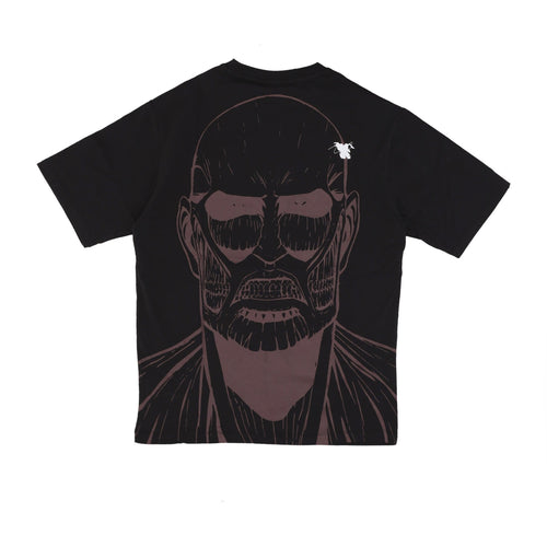 DOLLY NOIRE Maglietta Uomo Colossal Titan Over Tee X Attack On Titan Black da uomo
