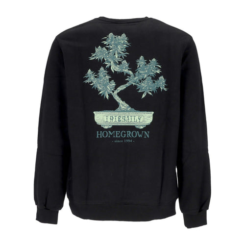 IRIEDAILY Felpa Girocollo Uomo Bonsigh Crewneck Black da uomo
