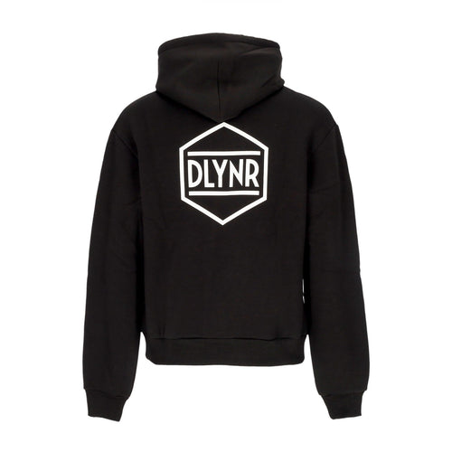 DOLLY NOIRE Felpa Cappuccio Uomo Logo Back Hoodie Black da uomo