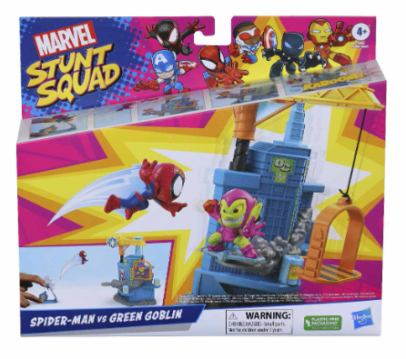 Avengers - Stunt figure and feature playset - Spider-man vs Green Goblin