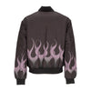 VISION OF SUPER Giubbotto Bomber Uomo Flames Bomber Black/purple da uomo