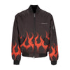 VISION OF SUPER Giubbotto Bomber Uomo Flames Bomber Black/red da uomo