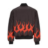 VISION OF SUPER Giubbotto Bomber Uomo Flames Bomber Black/red da uomo