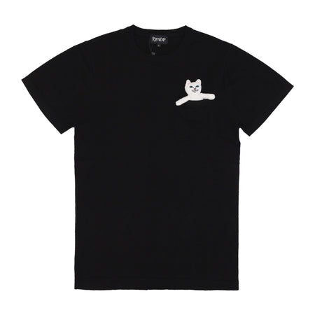 RIPNDIP Maglietta Uomo Nermy Buddy Pocket Tee Black da uomo