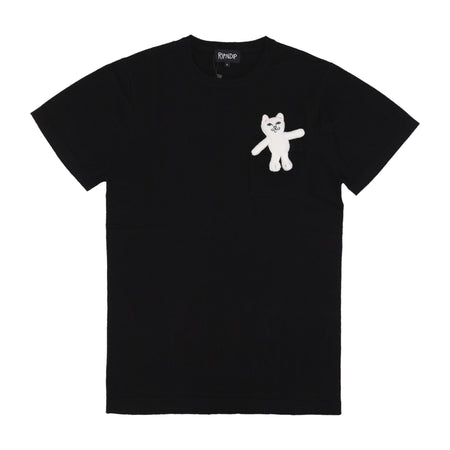 RIPNDIP Maglietta Uomo Nermy Buddy Pocket Tee Black da uomo