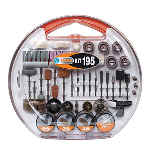 Accessori x mini trapano kit 195 pz