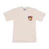 MARKET Maglietta Uomo Smiley Inner Peace Tee Ecru da uomo