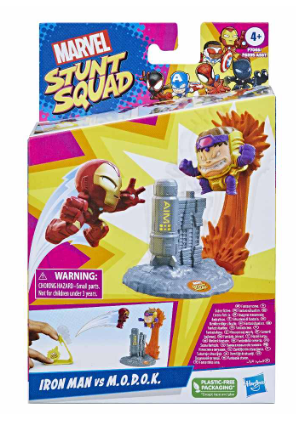 Avengers box stunt squad - Iron Man vs M.o.d.o.k.