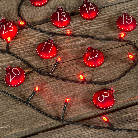 Luci di natale catena a led Rosso per interno ed esterno con controller giochi luce Ø 3 mm