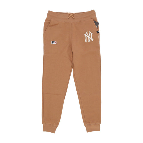 47 BRAND Pantalone Tuta Felpato Uomo Mlb Emb Burnside Track Pant Neyyan Camel da uomo