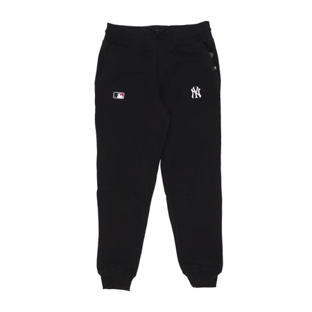 47 BRAND Pantalone Tuta Felpato Uomo Mlb Base Runner Emb Burnside Pant Neyyan Jet Black da uomo