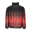 VISION OF SUPER Piumino Uomo Puffy Jacket Black/red da uomo