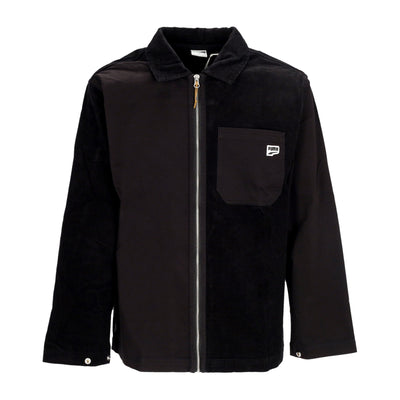 PUMA Camicia Manica Lunga Uomo Downtown Corduroy Shirt Black da uomo