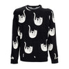 RIPNDIP Maglione Uomo Falling Nerm Knit Sweater Black da uomo