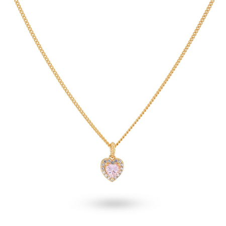 24Kae - Collier con ciondolo a forma di cuore