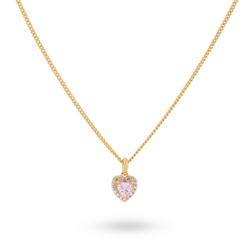 24Kae - Collier con ciondolo a forma di cuore
