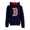 47 BRAND Felpa Cappuccio Uomo Mlb Ballpark Hoodie Bosred Fall Navy da uomo