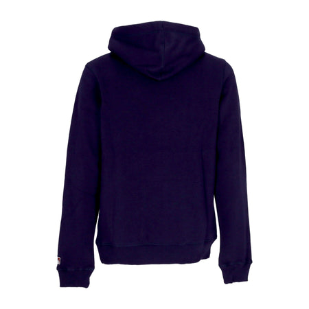 47 BRAND Felpa Cappuccio Uomo Mlb Base Runner Emb Burnside Hoodie Losdod Light Navy da uomo