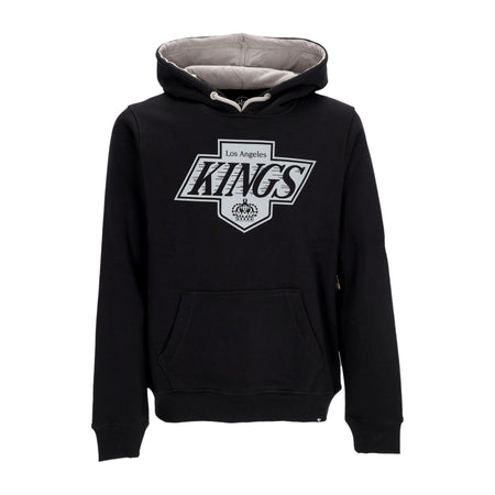 47 BRAND Felpa Cappuccio Uomo Nhl Ballpark Hoodie Loskin Jet Black da uomo