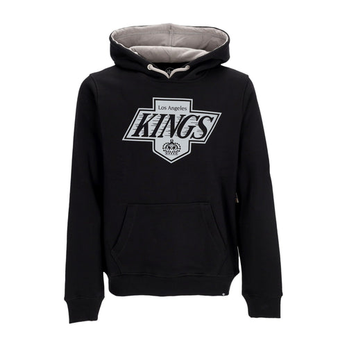 47 BRAND Felpa Cappuccio Uomo Nhl Ballpark Hoodie Loskin Jet Black da uomo