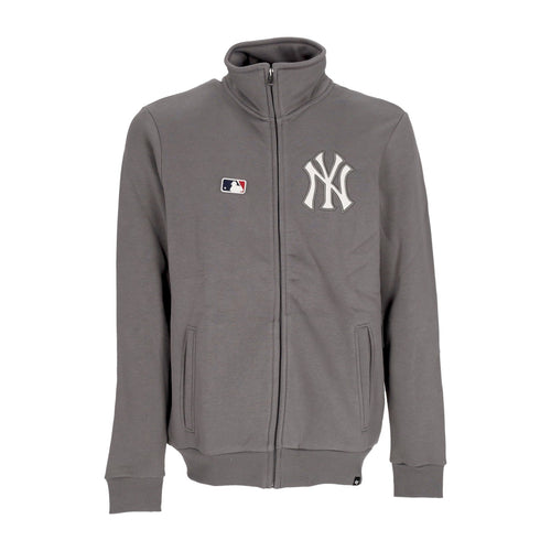47 BRAND Felpa Collo Alto Uomo Mlb Emb Islington Track Jacket Neyyan Dark Grey da uomo