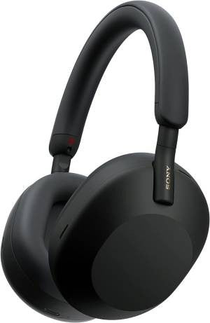 Sony Cuffie Wir/BT NoiseC WH-1000XM5SA Soft Case Alexa Google Siri Black