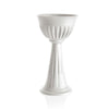 Vaso alto a colonna in plastica Alba posacenere da esterno h 75 cm
