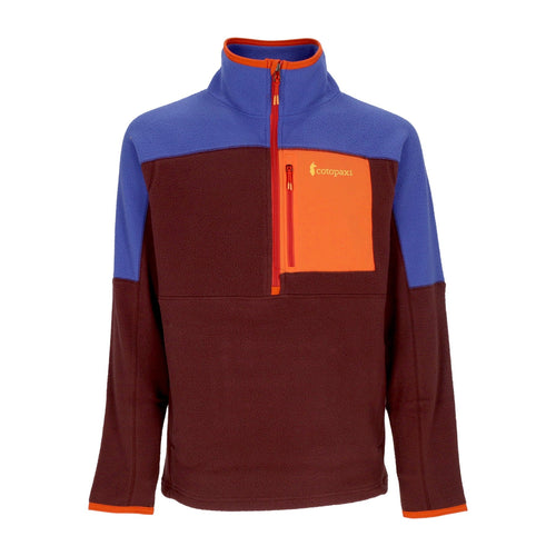 COTOPAXI Giubbotto Pile Uomo Abrazo Half-zip Fleece Jacket Blue Violet/wine da uomo