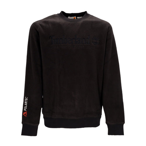 TIMBERLAND Felpa Girocollo Uomo Linear Logo Crewneck Black da uomo